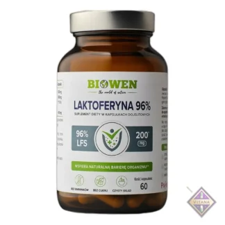 Biowen Laktoferyna 100Mg 96% Lactoferrin Odporność — CAS 339615-76-8 — C141H226N46O29S3 — odczynnik chemiczny